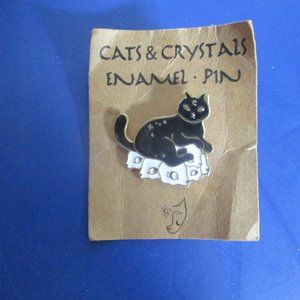 Cat Pin Enamel by CATS & CRYSTALS